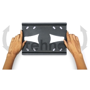 Кронштейн для телевизора Holder LCDS-5010 черный металлик 20-40 макс.45кг настенный наклон
