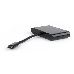 Переходник USB Cablexpert A-CM-VGA3in1-01, USB Type-C/VGA + USB3 + подзарядка USB-C, 15см, пакет, фото 3