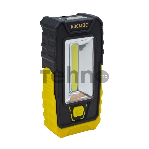 Фонарь 5Вт СОВ 3LED клипса для крепл. магнит поворотная подставка 3хААА КОСМОС KocAu6006COB