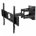 Кронштейн для телевизора Kromax ATLANTIS-55 black, 26"-55", max 45 кг, VESA 600x400 мм, фото 2