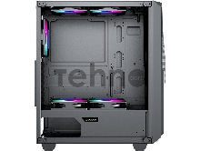 Корпус GameMax [REVOLT] ATX,Черн,USB3.0,Зак.стекло,1*120мм вент+контроллер без БП [MFG.3606]