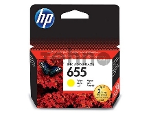 Картридж струйный HP 655 CZ112AE желтый для HP DJ IA 3525/4615/4625/5525/6525 (600стр.)