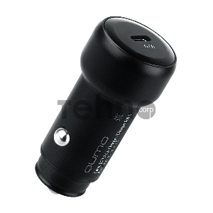 Автомобильное зарядное устройство Qumo All QC/PD (Charger 0079), USB 2.4A + Type C, черный