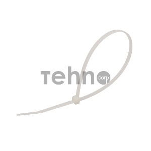 Стяжкa нейлоновая 250x3,6 мм, белая (упак. 500 шт.) REXANT