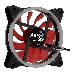Вентилятор Aerocool REV Red , 120x120x25мм, цвет светодиодов : красный, подсветка в виде двойного кольца, 3+4-Pin, 1200 об/мин, 41,3 CFM, 15,1 дБА, фото 7