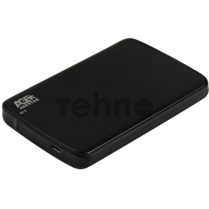 Внешний корпус для HDD/SSD AgeStar 31UB2A12C SATA пластик/алюминий черный 2.5