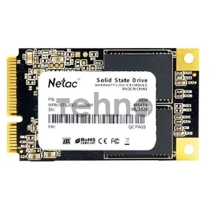 Накопитель SSD mSATA Netac 2.0Tb N5M Series <NT01N5M-001T-M3X> Retail (SATA3, up to 560/520MBs, 3D TLC/QLC)