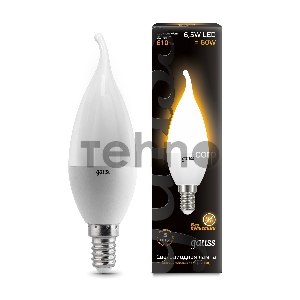 Лампа светодиодная GAUSS 104101107  LED Candle tailed E14 6.5W 2700K