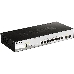 Коммутатор D-Link DGS-1210-10P/FL1A, L2 Managed Switch with 8 10/100/1000Base-T ports and 2 1000Base-X SFP ports (8 PoE ports 802.3af/802.3at (30 W), PoE Budget 65 W).8K Mac address, 802.3x Flow Control, 256 of, фото 3
