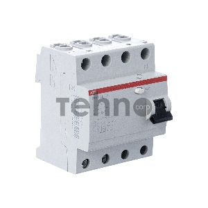 Выключатель диф. тока ABB FH204AC УЗО 4Р 40А 100mA (AC)