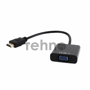 Переходник Gembird-Cablexpert Переходник HDMI-VGA, 19M/15F (A-HDMI-VGA-03)