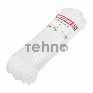 Шнур с сердечником 4 мм 100 м белый REXANT