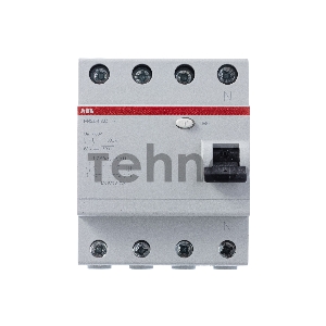 Выключатель диф. тока ABB FH204AC УЗО 4Р 40А 100mA (AC)