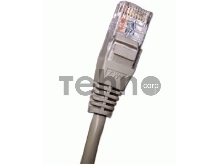 Патч-корд 2-х парный TWT UTP кат.5e, с заливными колпачками, 2.0 м, серый