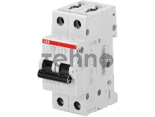 Выключатель автоматический модульный 2п C 6А 6кА S202 ABB 2CDS252001R0064