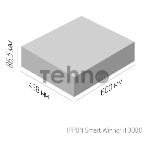 Источник бесперебойного питания Ippon Smart Winner II 3000 2700Вт 3000ВА черный