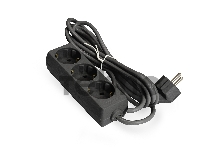 Удлинитель ExeGate EX285807RUS  ECE-3-5B (3 евророзетки с заземлением, 5м, черный)