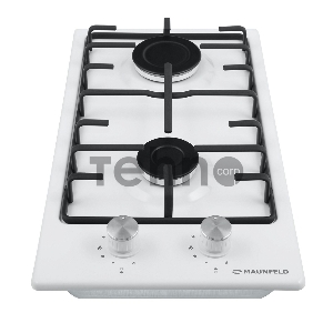 Газовая панель MAUNFELD EGHE.32.3EW/G  Домино,  • Тип: газовая 30см • Тип установки: независимая • Управление: фронтальное, переключатели поворотные • Нагревательный элемент: конфорка, 2шт • Мощность конфорок, Вт: 2600, 1700 • Материал исполнения: металл/