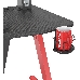 Стол игровой Cactus CS-GTZ-RDBK-CARBON столешница МДФ карбон каркас красный, фото 4