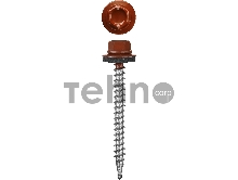 Саморезы СКД кровельные, RAL 3003 рубиново-красный, 35 х 4.8 мм, 1 800 шт, для деревянной обрешетки, STAYER