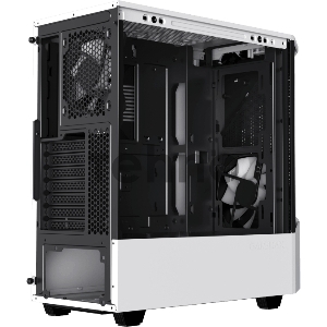 Компьютерный корпус, без блока питания ATX/ Gamemax Contac COC WB ATX case, black/white, w/o PSU, w/2xUSB3.0, w/1x14cm ARGB front fan(GMX-FN14-Rainbow-C9), w/1x12cm ARGB rear fan(GMX-FN12-