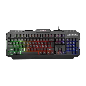 Клавиатура игровая Гарнизон GK-330G, подсветка, код Survarium,  USB, черный, антифантомные  клавиш