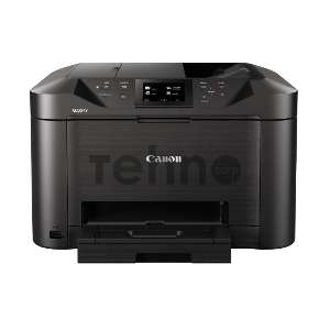 МФУ Canon MAXIFY MB5140, 4-цветный струйный принтер/сканер/копир/факс, A4, 24 (15.5 цв) изобр./мин, 600x1200 dpi, ADF, дуплекс, подача: 250 лист., Ethernet, USB, Wi-Fi, печать фотографий, цветной ЖК-дисплей