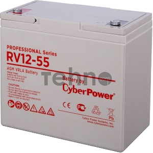 Батарея PS CyberPower Professional series RV 12-55 / 12V 60Ah operational life 12 years