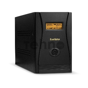 ИБП ExeGate SpecialPro Smart LLB-1600.LCD.AVR.EURO.RJ <1600VA/950W, LCD, AVR, 4 евророзетки, RJ45/11, Black>