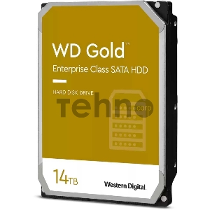 Жесткий диск WD GOLD WD141KRYZ 14ТБ 3,5 7200RPM 256MB 512E (SATA-III)