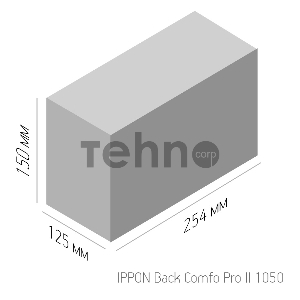 Источник бесперебойного питания Ippon Back Comfo Pro II 1050 600Вт 1050ВА
