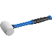 Белая резиновая киянка ЗУБР 20531-230_z02 230г с фиберглассовой рукояткой, фото 1