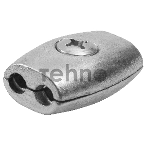 Зажим троса Бочонок, 3мм, 25 шт, ЗУБР [4-304455-03]