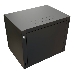 Шкаф коммутационный WRline (WR-TW-1566-SR-RAL9004) настенный 15U 600x600мм пер.дв.металл 2 бок.пан. 60кг черный 520мм 775мм IP20 сталь, фото 3