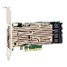 Контроллер MegaRAID 9460-16I SGL (05-50011-00), PCIe 3.1 x8 LP, SAS/SATA/NVMe, RAID 0,1,5,6,10,50,60, 16port(4 * int SFF8643), 4GB Cache, 3516ROC, фото 4