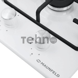 Газовая панель MAUNFELD EGHE.32.3EW/G  Домино,  • Тип: газовая 30см • Тип установки: независимая • Управление: фронтальное, переключатели поворотные • Нагревательный элемент: конфорка, 2шт • Мощность конфорок, Вт: 2600, 1700 • Материал исполнения: металл/