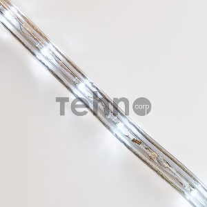 Дюралайт LED, свечение с динамикой (3W) - белый, 36 LED/м, бухта 100м