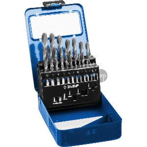 Набор сверл по металлу Зубр Профессионал 29621-H19 19шт d=1-10мм