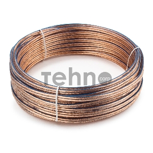 Акустический кабель Cablexpert CC-TC2x1,5-15M, прозрачный,  15 м, бухта