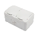 Блок из 2 розеток горизонтальный KRANZ Mini OG открытой установки с заземлением, IP54 белый, фото 1