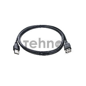 Кабель удлинительный TELECOM USB2.0 <Am-->Af> 1,5 м черный <TUS6990-1.5M>