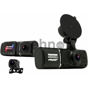 Видеорегистратор TrendVision Proof PRO 3CH черный 2Mpix 1080x1920 1080p 160гр. GPS AC5701A