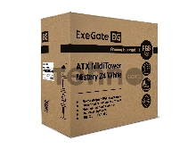 Корпус Miditower ExeGate Mistery Z4-NPX700 White (ATX, БП 700NPX с вент. 12см, 2*USB+1*USB3.0, HD аудио, белый, вент. 12 см с RGB подсветкой, пылевые фильтры, боковая панель - закаленное стекло)