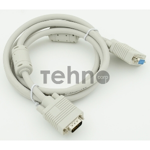 Кабель-удлинитель VGA VGA HD15 (m)/VGA HD15 (f) 1.8м феррит.кольца экран.