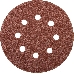 Круг фибровый STAYER MASTER 35452-125-040  8 отверстий велкро P40 125мм 5шт., фото 1