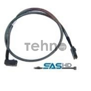 Кабель Adaptec 2280200-R {ACK-I-rA-HDmSAS-mSAS-0.8M  Кабель SAS внутр., 80см., разъемы SFF8643(угловой) -to- SFF8087}
