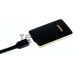 Внешний SSD Smartbuy External S 512Gb S3 Drive <SB512GB-S3DB-18SU30> (USB3.0, 425/400Mbs, TLC, 1.8) Black