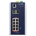 IGS-10020HPT индустриальный PoE коммутатор для монтажа в DIN-рейку IP30 L2+ SNMP Manageable 8-Port Gigabit POE+(AT) Switch + 2-Port Gigabit SFP Industrial Switch (-40 to 75 C), ERPS Ring Supported, 1588, фото 2