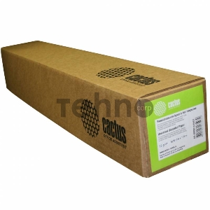 Универсальная бумага Cactus CS-LFP80-610457 для плоттеров без покр 24 ,610ммх45,7м. 80 г/кв.м втулка 50,8мм (2”)