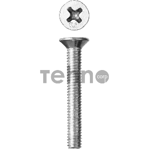 Винт DIN 965, M3x20 мм, 26 шт, кл. пр. 5.8, оцинкованный, ЗУБР